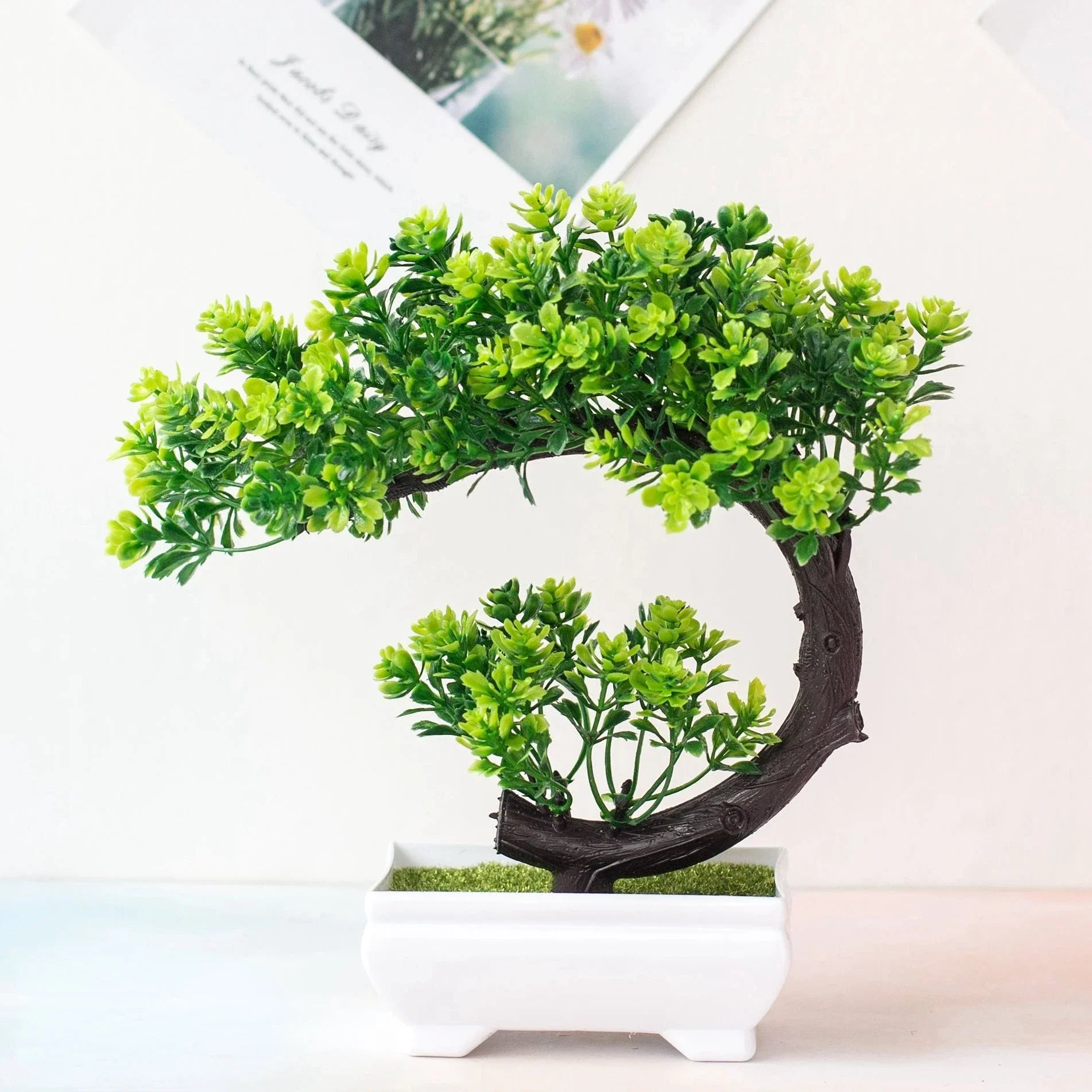 Planta Artificial Decorativa Mini Árvore + Vaso